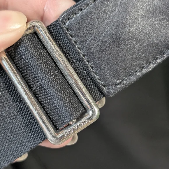 Coach Black Leather Men's Bag - Picture 6 of 15